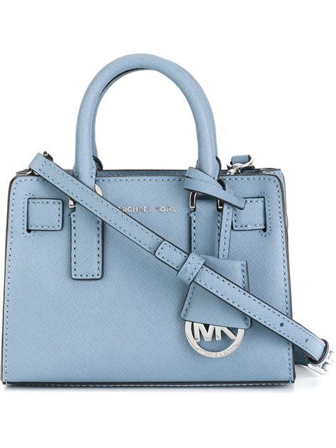 michael kors light blue crossbody bag|Michael Kors small blue handbags.